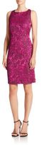 Thumbnail for your product : Badgley Mischka Floral Jacquard Racerback Dress