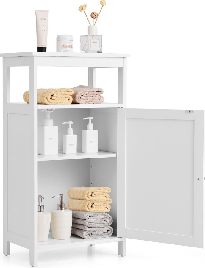 Nestl Bathroom Storage Organizer - Floor Standing with Shelves