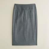 Thumbnail for your product : J.Crew Petite telegraph pencil skirt in Super 120s wool