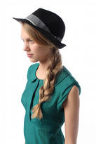 Thumbnail for your product : Urban Outfitters Woven Fedora with Two-Tone Band