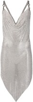Thumbnail for your product : Giuseppe di Morabito Cowl-Neck Chainmail Short Dress