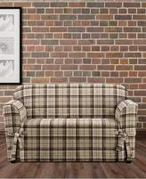 Thumbnail for your product : Sure Fit CLOSEOUT! Highland Plaid 1-Pc. Loveseat Slipcover