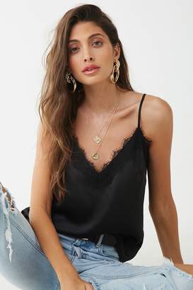 forever 21 lace trim cami