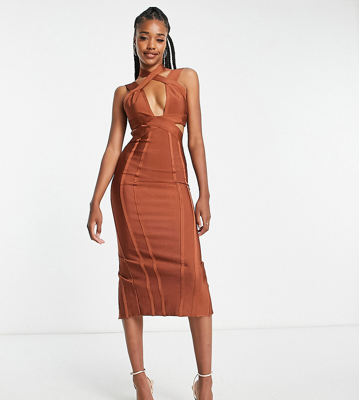 Rust Evening Dress | ShopStyle