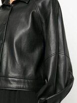 Thumbnail for your product : Alexis Cropped Faux-Leather Jacket