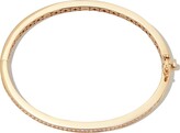 Thumbnail for your product : Sydney Evan 14kt Yellow Gold Pavé-Set Bangle