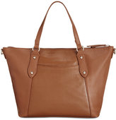 Thumbnail for your product : Giani Bernini Pebble Leather Zip Satchel, Created for Macy's