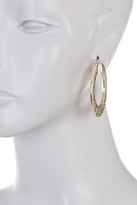 Thumbnail for your product : House Of Harlow Textured Disc Hoop Earrings