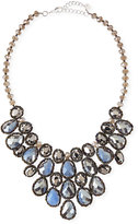 Thumbnail for your product : Nakamol Crystal Beaded Teardrop Statement Necklace, Blue/Gunmetal