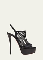 Thumbnail for your product : Christian Louboutin Plougesta Net Red Sole Platform Sandals