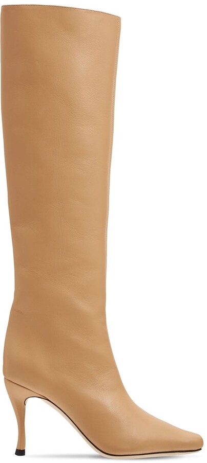 beige tall boots