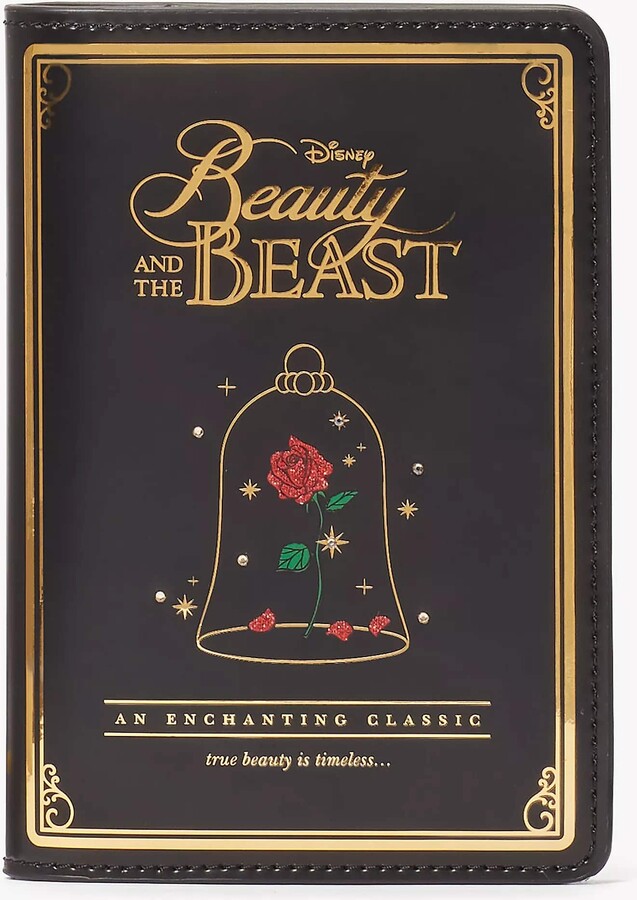 Kate Spade Disney X New York Beauty And The Beast Passport Holder