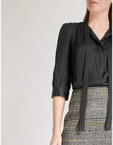 Thumbnail for your product : Zadig & Voltaire Bow-embellished satin blouse