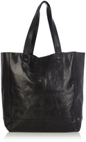 Thumbnail for your product : Oasis Leather Unlined Shopper Bag