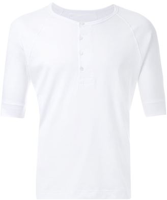 Lemaire 'Rib Henley' T-shirt
