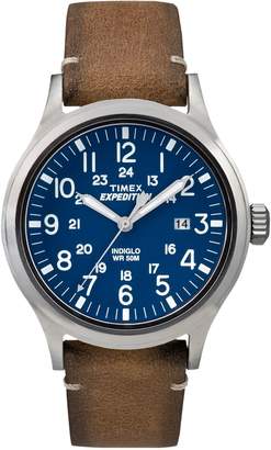 Timex Men's Expedition Scout Leather Watch - TW4B01800JT