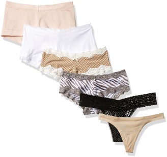Maidenform Women's 6-Pack Multi-Style Sampler Assortment Panties