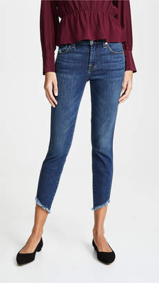 7 For All Mankind The Ankle Skinny Jeans with Angled Hem