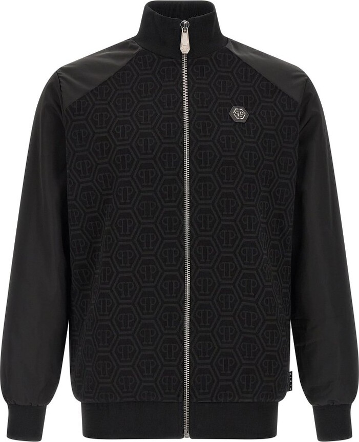 Philipp Plein Monogram Zip-Up Track Jacket