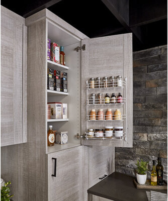 Rev-A-Shelf Steel Door/Wall Mount Spice Organizer