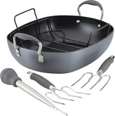 Thumbnail for your product : Anolon Advanced Home Hard-Anodized 16" x 13" Nonstick Roaster Set