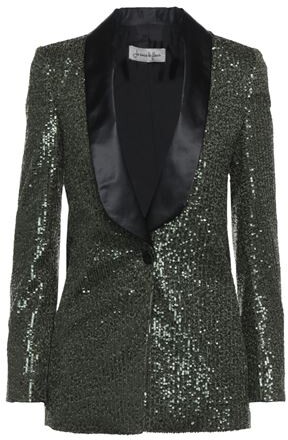 Green sequin jacket womens Clearance