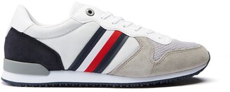 Tommy Hilfiger Iconic Material Mix Runner Trainers in Suede