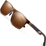 Thumbnail for your product : ATTCLen's Retroetal Frae Driving Polarized Sunglasses Foren Woen 16560gray-gray