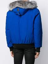 Thumbnail for your product : Mackage fox fur trim hooded jacket