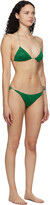 Thumbnail for your product : Oseree Green Lumiere Halter Bikini