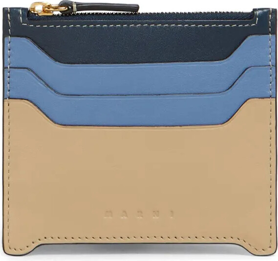 Marni Logo-Debossed Cardholder