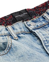 Thumbnail for your product : Alexander Wang 'Rival' bandana print underlayer distressed jeans