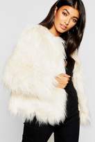 Thumbnail for your product : boohoo Shaggy Faux Fur Coat
