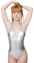 Thumbnail for your product : American Apparel RSAC303 Shiny Halter Bodysuit
