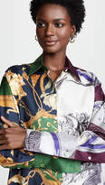Thumbnail for your product : Ferragamo Silk Collared Shirt