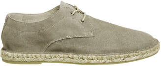 Office Beach Lace Up Espadrilles New Beige Suede
