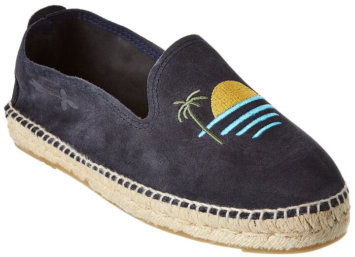 Mens Shoes Slip-on shoes Espadrille shoes and sandals Manebí Palm Springs Embroidered Espadrilles in Blue for Men 