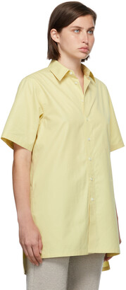 AURALEE Yellow High Density Light Weather Shirt