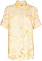 Thumbnail for your product : ALÉMAIS Cosmos print short-sleeve shirt