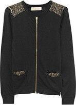 Thumbnail for your product : MICHAEL Michael Kors Studded knitted cardigan