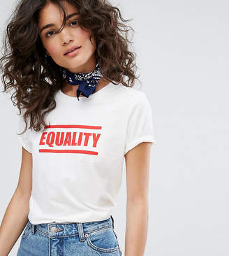 People Tree Organic Cotton T-Shirt With Equality Slogan