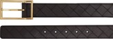 Thumbnail for your product : Bottega Veneta 3cm Intrecciato Leather Belt