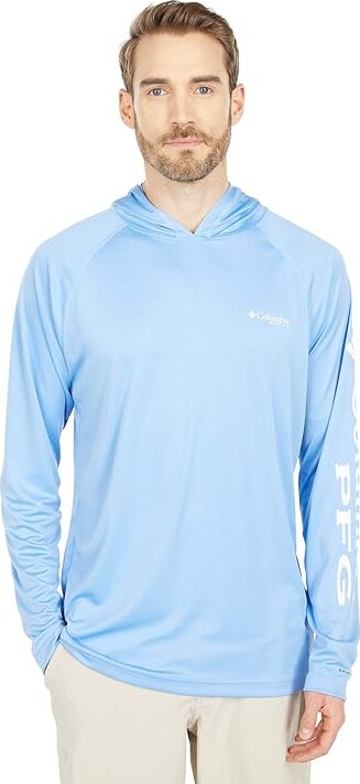 Columbia Terminal Tackletm Hoodie Men's Sweatshirt White Cap/White Logo : LG, Polyester