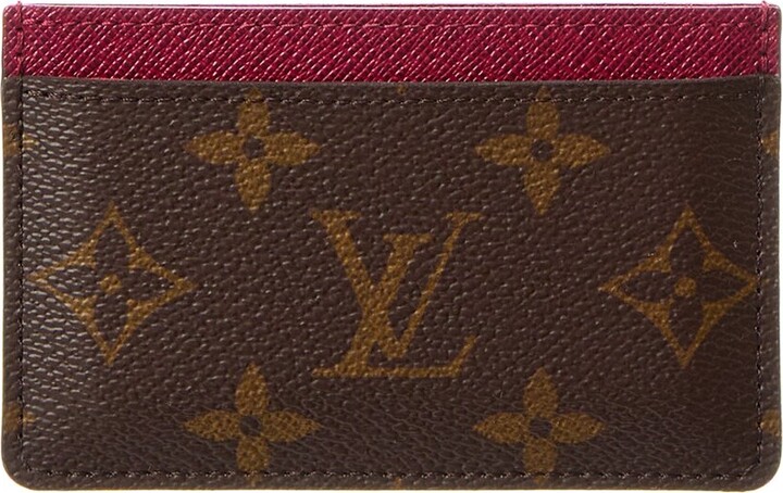 PRELOVED Louis Vuitton Monogram Canvas Card Case MI884 090123