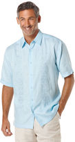 Thumbnail for your product : Cubavera 100% Linen Short Sleeve Embroidered Shirt
