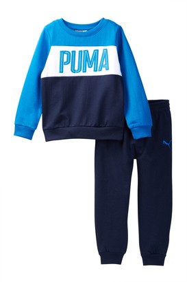 Puma Sweatshirt & Pant Set (Toddler Boys)