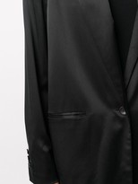 Thumbnail for your product : LA COLLECTION Amandine single-breasted silk blazer
