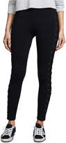 Thumbnail for your product : David Lerner X Cross Lace Up Leggings