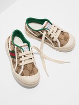 Thumbnail for your product : Gucci Children Brown Tennis 1977 Sneakers - Kids - Canvas/Rubber