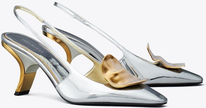 Patos Mismatched Slingback Heel